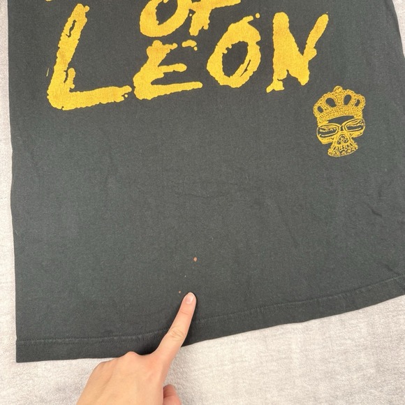 Kings Of Leon Shirt Mens Medium Black Sex On Fire 2009 Tour Concert Volcom Band - Picture 9 of 13